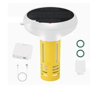 SEVEQIS Testeur d'eau, Compteur de qualité l'eau Solaire 7 en 1, for Test Piscine, testeur PH ORP, salinité Totale des Solides dissous(Set)