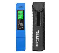 SEVEQIS Testeur d'eau, Stylo TDS&EC 3 en 1, détecteur, conductivité, Meter, détection de la qualité l'eau Liquide(Blue with Backlight)
