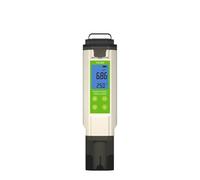 SEVEQIS Testeur d'eau, Testeur d'eau numérique 7 en 1 0-9990 ppm PH TDS EC ORP Analyseur de qualité Moniteur Filtre Test Rapide Aquarium Hydroponie Piscines
