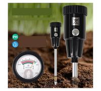 SEVEQIS Testeur ph Sol, Testeur d'humidité du Sol Portable 2 en 1, capteur de pH et de sonde métallique, testeur d'acidité et d'humidité du Sol