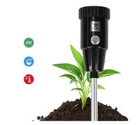 SEVEQIS Testeur ph Sol, Testeur d'humidité du Sol Portable, testeur de Sol Professionnel, détecteur de pH étanche, analyseur d'humidité