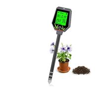 SEVEQIS Testeur ph Sol, Testeur numérique Multifonctionnel de pH et d'humidité du Sol, détecteur de fertilité du Jardin, Moniteur de lumière du Soleil