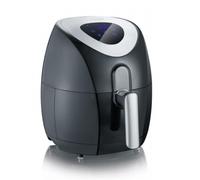 Severin 2430 Unique 3,2 L Autonome 1500 W Friteuse d'air chaud Noir, Acier inoxydable