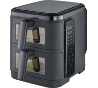 Severin Friteuse sans huile FR2468 2x5,5 L 2600 W Noir