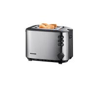 Severin - 2514 - grille pain - 850 w - 2 tranches - inox brossé / noir