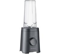 Severin Blender SM3753 Mix & Go 320 W – 2 gourdes de 600 ml – 2 vitesses – 4 lames aiguisées – Noir