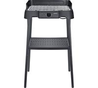 Severin Barbecue électrique sur pieds PG8594 – 2000 W, grille inox, thermostat réglable, noir