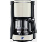 Severin Cafetière filtre KA 9575 – 10 tasses – Verseuse en verre – Beige/Noir