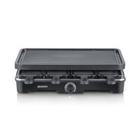 Severin Appareil à raclette RG 9670 – 8 personnes, 1 400 W, noir