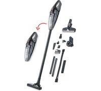SEVERIN Aspirateur à main convertible Aspirateur balai sans fil avec éclairage LED, Autonomie de 50 min, Aspirateur sans fil avec brosse rotative, Fonction eau et poussières, HV 7147