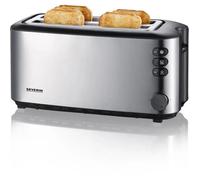 SEVERIN AT 2509 - Grille-pain - 4 tranche - 2 Emplacements - noir/inox brossé