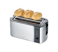 SEVERIN AT 2590 - Grille-pain - 4 tranche - 2 Emplacements - noir/inox brossé