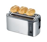 Severin AT 2590 grille-pain 2 part(s) 1400 W Noir, Argent