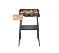 Severin Barbecue électrique sur pieds PG8594 – 2000 W, grille inox, thermostat réglable, noir