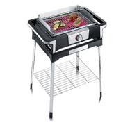 Severin Barbecue électrique sur pieds 3000w noir/inox - pg8117