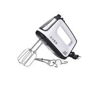 SEVERIN Batteur électrique 400 W, Fouet électrique avec 5 vitesses, fonction turbo et poignée Soft-Touch, Batteur mixeur livré avec 2 fouets et 2 crochets de pétrissage en inox, HM 3830