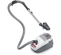 Severin BC 7047 BC7047, Aspirateur avec sac, Blanc/Rouge, 4 liters