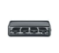 SEVERIN Black Line Lite Raclette-Grill mit Grillplatte RG 2365