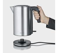 SEVERIN Bouilloire électrique 1,7L inox, 2400 W ébullition rapide, avec filtre anti-calcaire amovible, base 360°, ouverture XXL, arrêt automatique - Bouilloire design facile à nettoyer, WK 3449