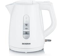 SEVERIN Bouilloire (2 200 W, 1,0 L environ, Socle 360° avec Bouilloire sans Fil), Blanc Blanc