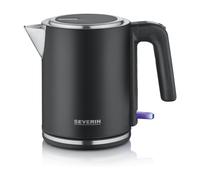 Severin 9555 Bouilloire sans fil noir, argent Contenance: 1 l