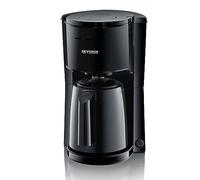 Severin KA 9306 Cafetière noir Nombre de tasse=8 verseuse thermofuge, avec fonction café filtre