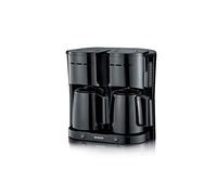 Cafetière filtre duo avec 2 thermos noir G