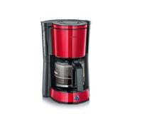 Severin KA 4817 Cafetière rouge (métallisé), noir Nombre de tasse=10