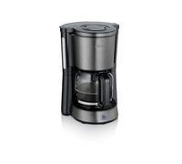 SEVERIN Cafetière Filtre "Type", 1 000W, 1,4L, Jusqu'à 10 tasses, Porte-filtre amovible avec système anti-goutte, KA 9340