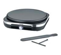 Severin Crêpière CM 2199 1500 W avec spatule et répartiteur de pâte Inox/Noir