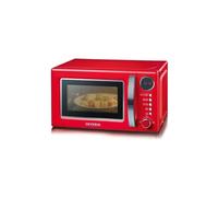 SEVERIN Combiné Micro-ondes Grill 20 L Rouge & Silver - Rétro - 7893