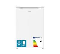 Severin Congélateur armoire 85 L, 3 grands tiroirs, silencieux Congélateur 4 étoiles, hauteur 83 cm, silencieux, 39 dB 24 °C à -18 °C, blanc, 8848