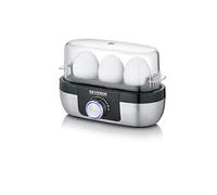 Severin EK 3163 Cuiseur à oeufs sans BPA, avec verre doseur, avec pique-œuf acier inoxydable, noir