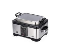 SEVERIN Cuiseur sous-vide 550 W, Cuiseur électrique pour des aliments sains, riches en vitamines et nutriments, Appareil de cuisson sans graisse, inox/noir, SV 2447