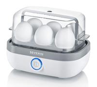 SEVERIN EK 3164 Cuisinier à œufs 6 œufs 420Watt blanc/gris