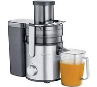 SEVERIN Centrifugeuse, Avec Récipient à Jus de 1,1 L, 800 W, ES 3570, Noir/Inox
