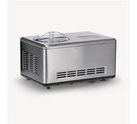 SEVERIN EZ 7405 Sorbetière 2-en-1, Comprend un contenant de glace (2L) et un livre de recettes, Minuterie numérique, Ouverture du couvercle, Argent