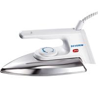 SEVERIN BA 3211 - Fer à sec avec fermeture automatique - semelle : aluminium brossé - 1200 Watt - blanc Blanc G