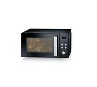 Severin MW 7752 micro-onde Noir, Acier inoxydable Micro-onde combiné Comptoir 25 L 900 W