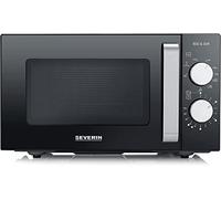 Severin Micro-ondes MW 7762 – noir, acier inoxydable, 800 W, fonction grill