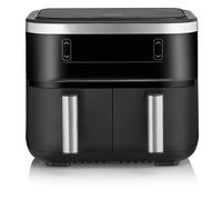 Severin FR 2453 friteuse Double 3,25 L Autonome 2850 W Friteuse d'air chaud Noir, Argent