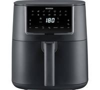 Severin FR 2462 Friteuse à air chaud 7 l 1700 W avec écran, revêtement anti-adhésif noir