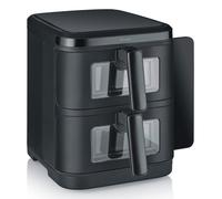 Severin Friteuse sans huile FR2468 2x5,5 L 2600 W Noir