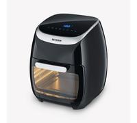 Severin FR 2446 Friteuse 11 l 2000 W fonction chaleur tournante protection contre la surchauffe noir argent