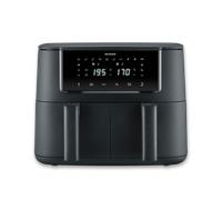 Friteuse à air chaud - SEVERIN - Airfryer FR2463 - Capacité 8 L - Double cuve - 10 programmes - 2600 W