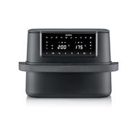 SEVERIN Friteuse à air chaud « Max Zone Flex », Friteuse sans huile avec technologie à air chaud, Air fryer à panier modulable de 9 L, Multicuiseur avec 10 programmes, Noir, FR 9599