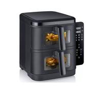 Severin Friteuse sans huile 2x5.5l 2600w noir - FR2468