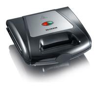 Severin 2968 Appareil à croque-monsieur acier inoxydable (brossé), noir