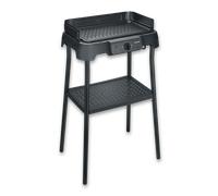 SEVERIN Gril de table avec plaque de cuisson en aluminium et support PG 8596