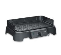 SEVERIN Gril de table avec plaque de cuisson en aluminium PG 8595